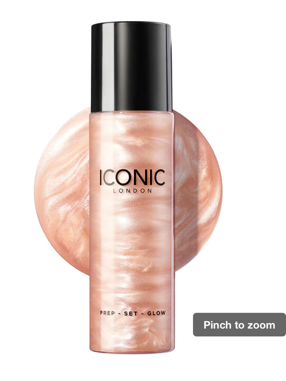 ICONIC London Prep-Set-Glow Hydrating Glowy Setting Spray 4.22 fl oz